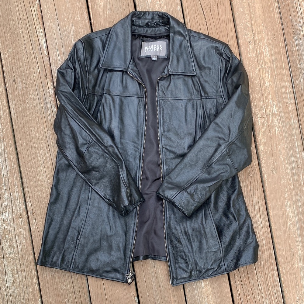 Wilsons Leather Classic Black Jacket
